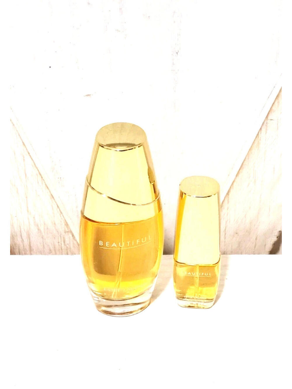 Genuine BEAUTIFUL Travel Set by Estee Lauder Eau De Parfum Spray 1 & .16 Fl Oz